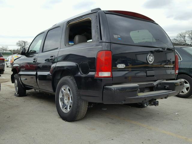 1GYEK63N83R316492 - 2003 CADILLAC ESCALADE L BLACK photo 3