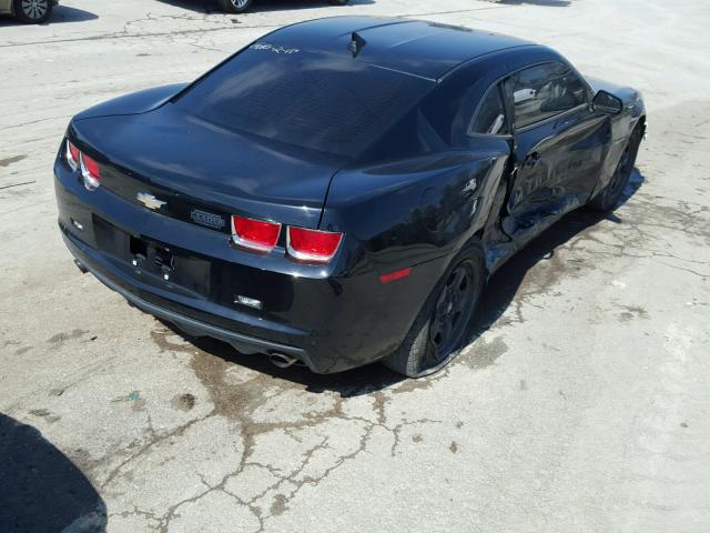 2G1FA1ED2B9142070 - 2011 CHEVROLET CAMARO LS BLACK photo 4