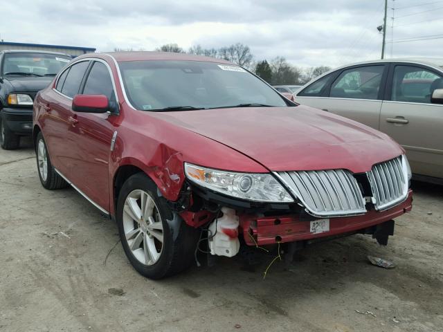 1LNHL9DR3AG609742 - 2010 LINCOLN MKS RED photo 1