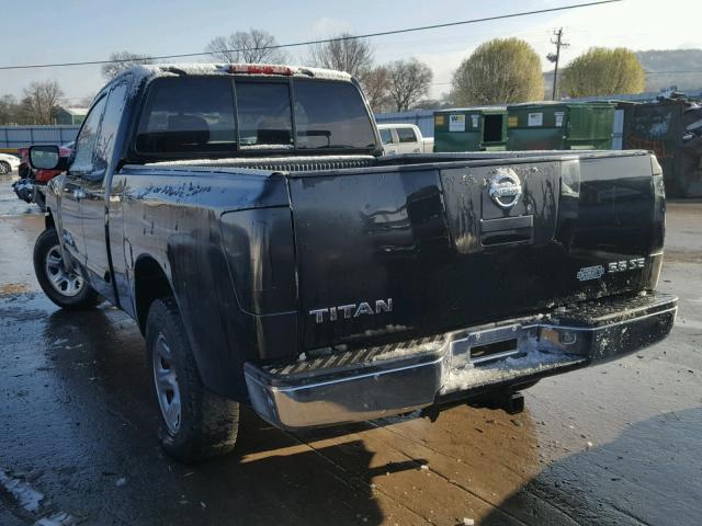 1N6AA06A94N572742 - 2004 NISSAN TITAN XE BLACK photo 3