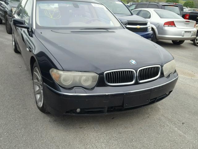 WBAGN63524DS52838 - 2004 BMW 745 LI BLACK photo 9