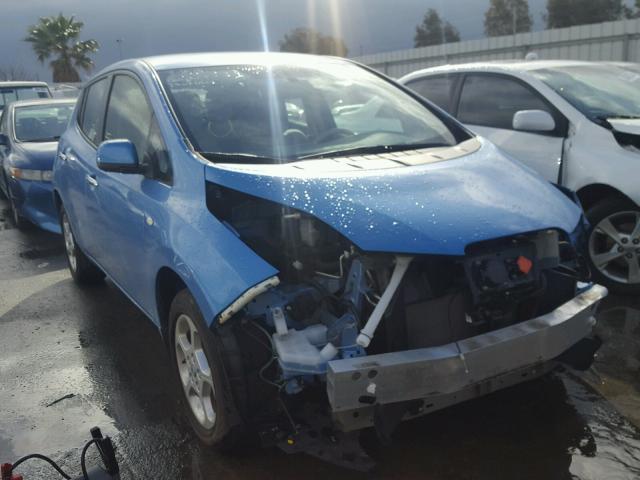 JN1AZ0CP6BT001211 - 2011 NISSAN LEAF SV BLUE photo 1