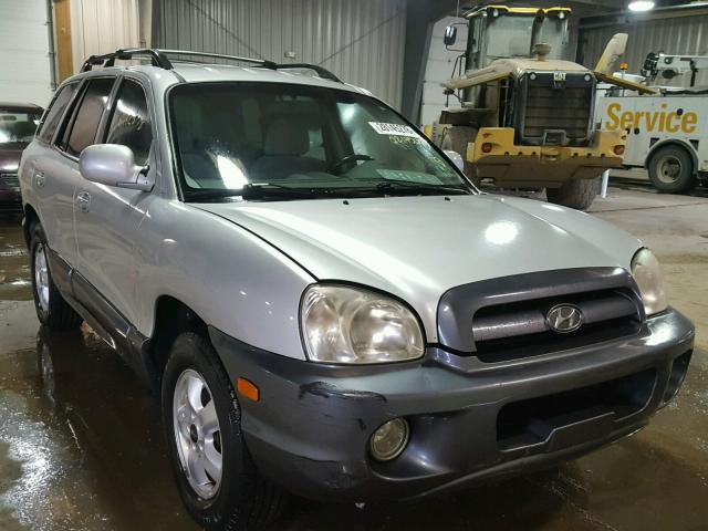 KM8SC73D85U988311 - 2005 HYUNDAI SANTA FE G SILVER photo 1