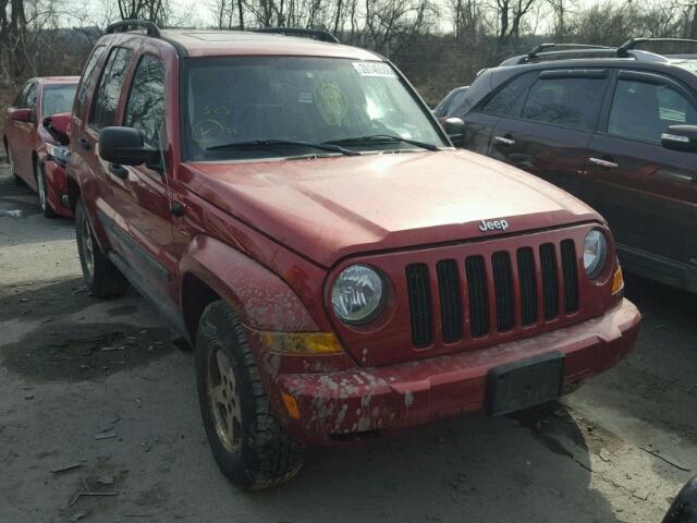 1J4GL38K35W688362 - 2005 JEEP LIBERTY RE RED photo 1