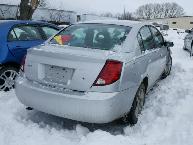 1G8AK52F53Z155232 - 2003 SATURN ION LEVEL SILVER photo 4