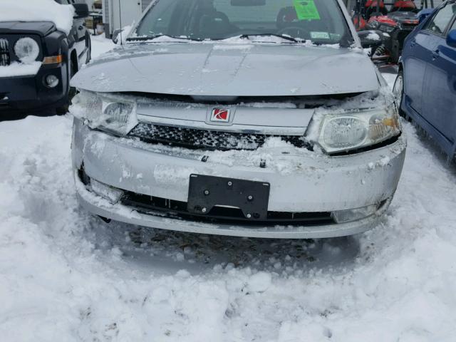 1G8AK52F53Z155232 - 2003 SATURN ION LEVEL SILVER photo 9