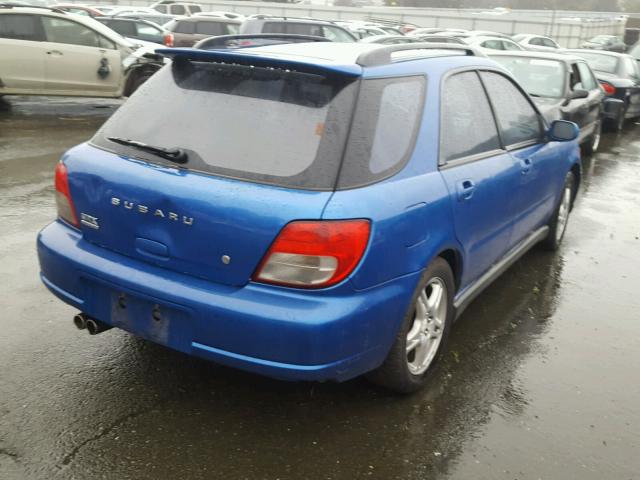 JF1GG29643H802530 - 2003 SUBARU IMPREZA WR BLUE photo 4