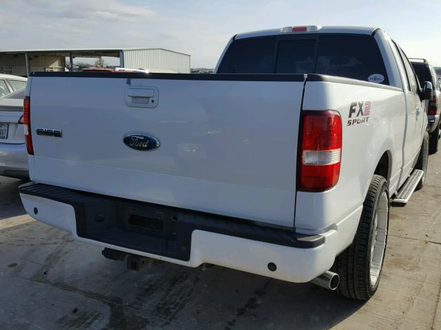 1FTPX12528KD80211 - 2008 FORD F150 WHITE photo 4