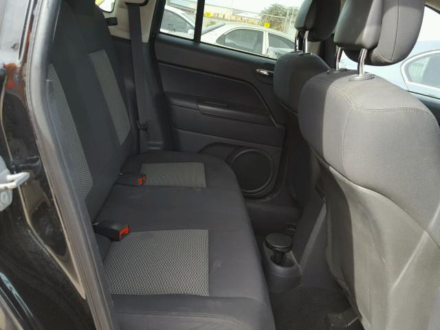 1J4NT4FB6AD549297 - 2010 JEEP COMPASS SP BLACK photo 6
