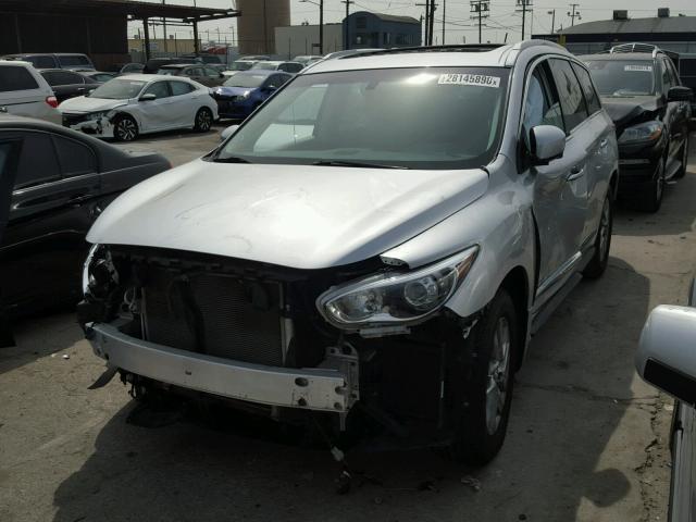 5N1AL0MN2DC351137 - 2013 INFINITI JX35 BASE SILVER photo 2