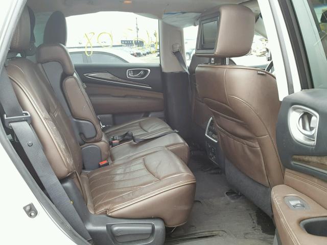 5N1AL0MN2DC351137 - 2013 INFINITI JX35 BASE SILVER photo 6