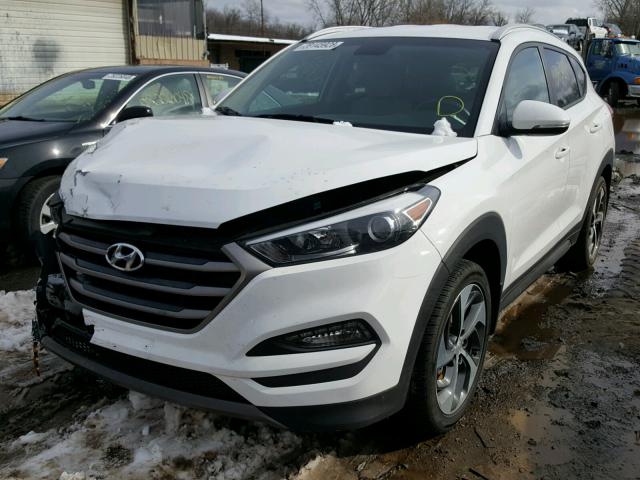 KM8J3CA24GU207051 - 2016 HYUNDAI TUCSON LIM WHITE photo 2