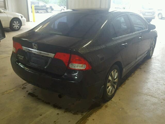 19XFA1F84AE048720 - 2010 HONDA CIVIC EX BLACK photo 4