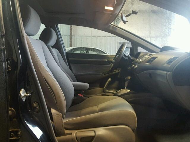 19XFA1F84AE048720 - 2010 HONDA CIVIC EX BLACK photo 5