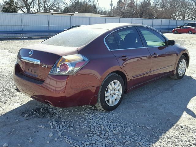 1N4AL2AP8BN424265 - 2011 NISSAN ALTIMA BAS MAROON photo 4