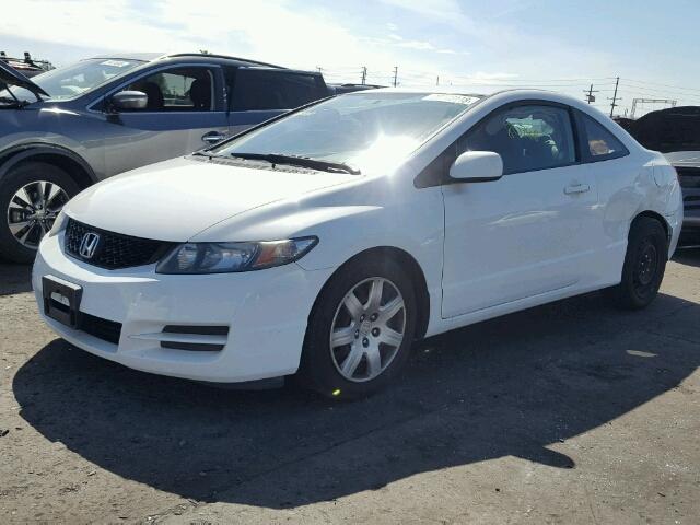 2HGFG1B66AH533515 - 2010 HONDA CIVIC LX WHITE photo 2