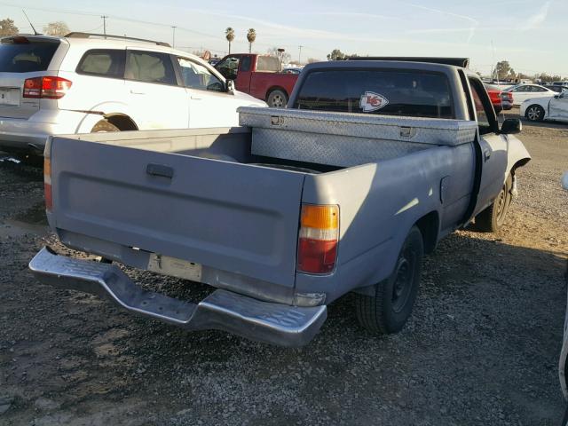 JT4RN82P6K0004378 - 1989 TOYOTA PICKUP 1/2 GRAY photo 4