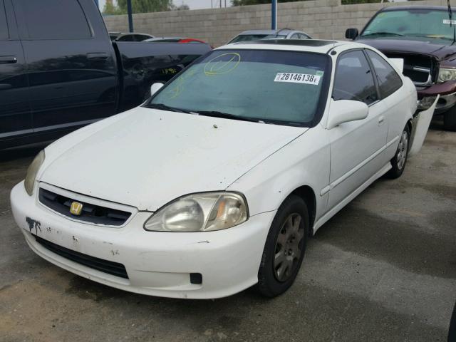1HGEJ8247YL106362 - 2000 HONDA CIVIC EX თეთრი ფოტო 2