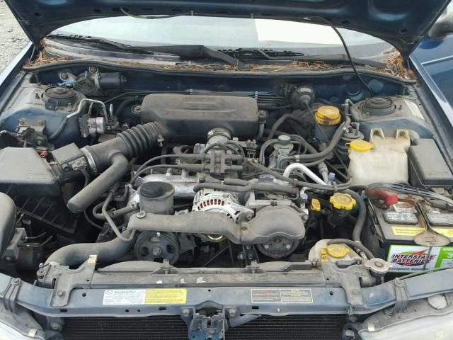 4S3BD4351V7211105 - 1997 SUBARU LEGACY L GREEN photo 7