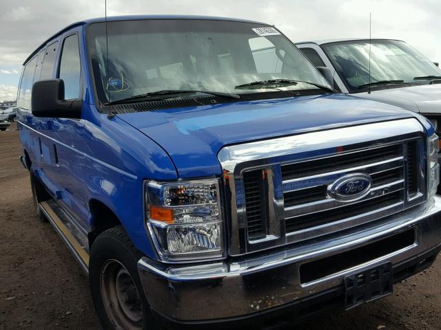 1FBSS3BL1CDB16191 - 2012 FORD ECONOLINE BLUE photo 1