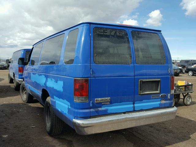 1FBSS3BL1CDB16191 - 2012 FORD ECONOLINE BLUE photo 3