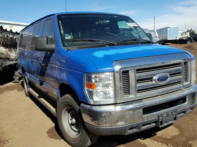 1FBSS3BL5CDB16193 - 2012 FORD ECONOLINE BLUE photo 1