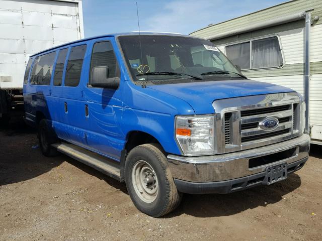 1FBSS3BL9CDB16195 - 2012 FORD ECONOLINE BLUE photo 1