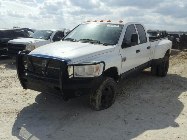 3D7MX48A38G147198 - 2008 DODGE RAM 3500 S WHITE photo 2