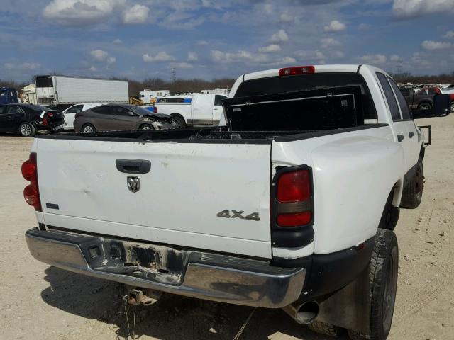 3D7MX48A38G147198 - 2008 DODGE RAM 3500 S WHITE photo 4