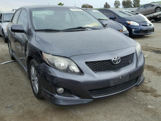 1NXBU4EE2AZ268417 - 2010 TOYOTA COROLLA BA GRAY photo 1