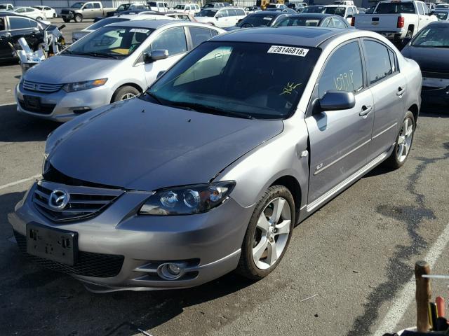 JM1BK323651288801 - 2005 MAZDA 3 S GRAY photo 2