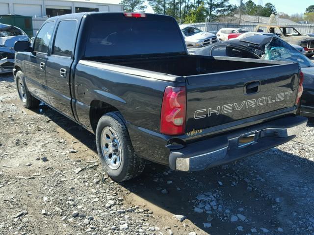 2GCEC13V871180014 - 2007 CHEVROLET SILVERADO BLACK photo 3