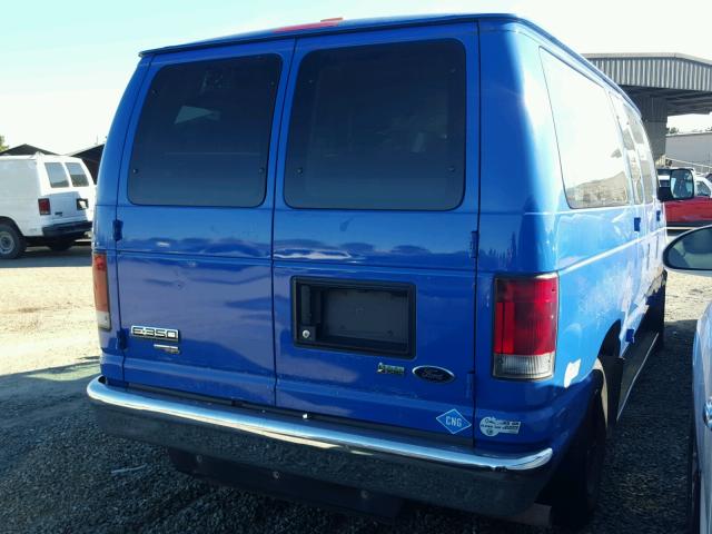 1FBNE3BL5DDA89440 - 2013 FORD ECONOLINE BLUE photo 4