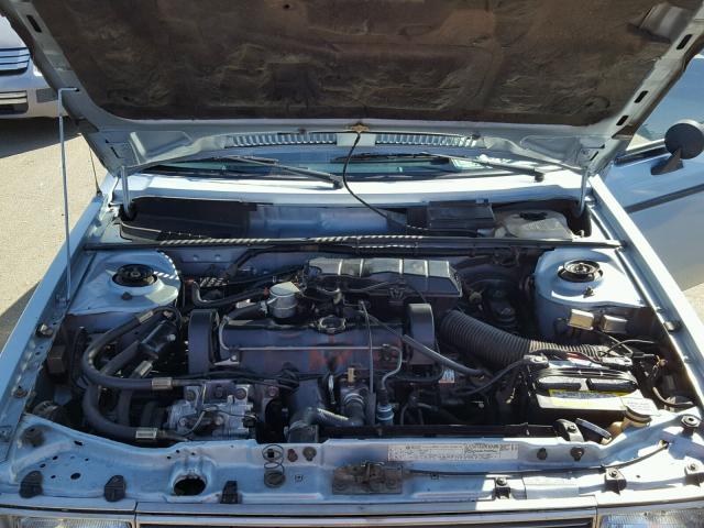 1B3BZ18C9HD579059 - 1987 DODGE OMNI BLUE photo 7