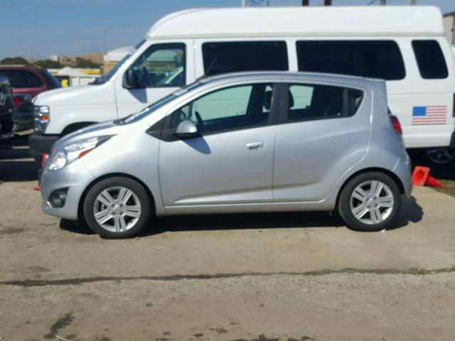 KL8CD6S92EC553540 - 2014 CHEVROLET SPARK 1LT SILVER photo 9