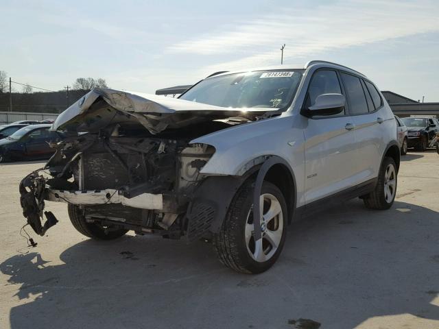 5UXWX5C54BL710027 - 2011 BMW X3 XDRIVE2 Srebrny zdjęcie 2