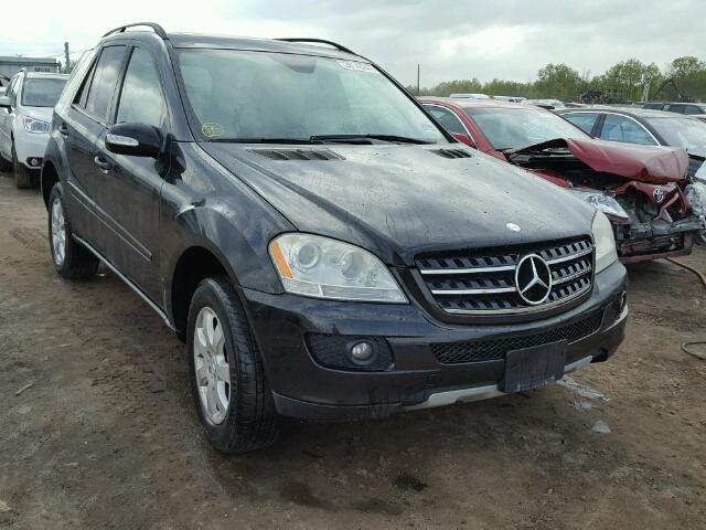 4JGBB86E67A196854 - 2007 MERCEDES-BENZ ML350 BLACK photo 1