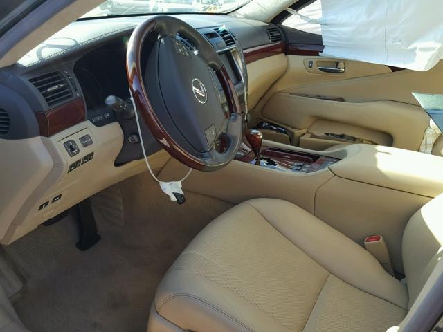 JTHDU46F985003873 - 2008 LEXUS LS 600HL GREEN photo 5