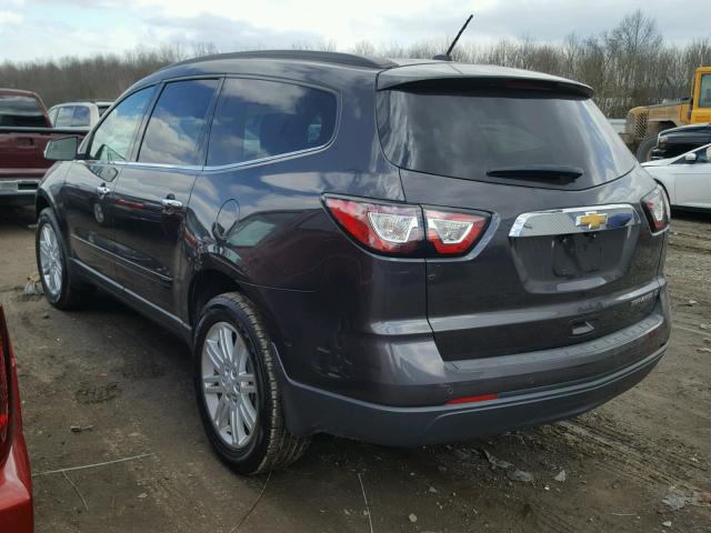 1GNKRGKD5EJ150640 - 2014 CHEVROLET TRAVERSE L CHARCOAL photo 3