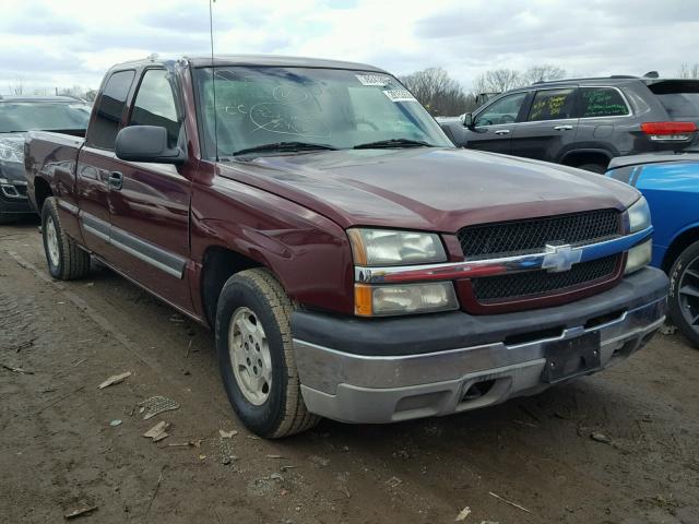 2GCEC19V231136639 - 2003 CHEVROLET SILVERADO MAROON photo 1