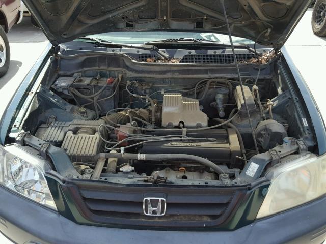 JHLRD1742XC007795 - 1999 HONDA CR-V LX GREEN photo 7