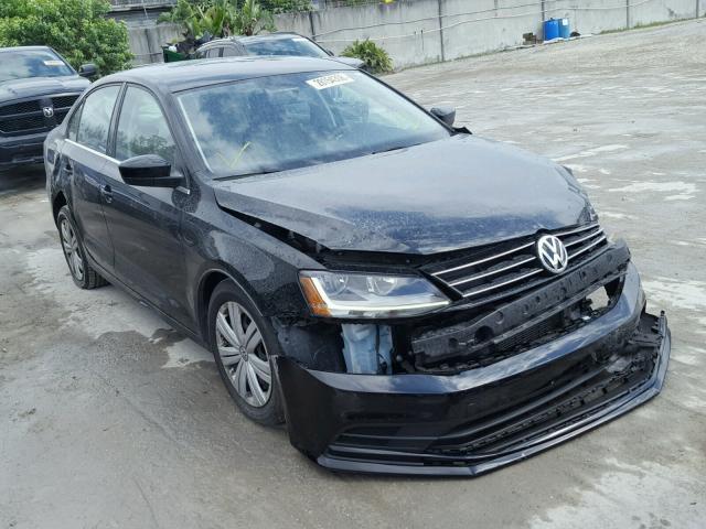 3VW2B7AJ4HM282202 - 2017 VOLKSWAGEN JETTA S BLACK photo 1