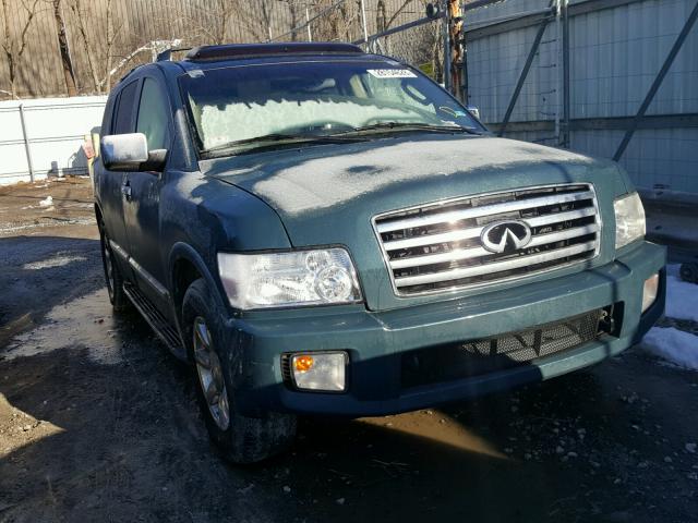 5N3AA08C74N806235 - 2004 INFINITI QX56 GREEN photo 1