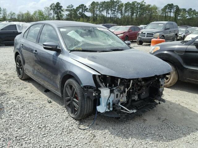 3VWLA7AJ5FM323358 - 2015 VOLKSWAGEN JETTA TDI GRAY photo 1