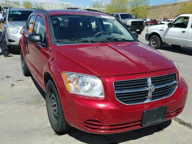 1B3HB48C37D406782 - 2007 DODGE CALIBER SX RED photo 1