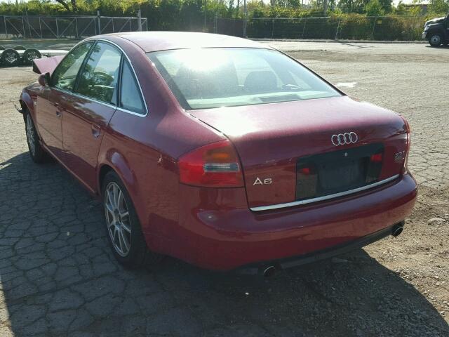 WAULD64BX2N032831 - 2002 AUDI A6 2.7T QU RED photo 3