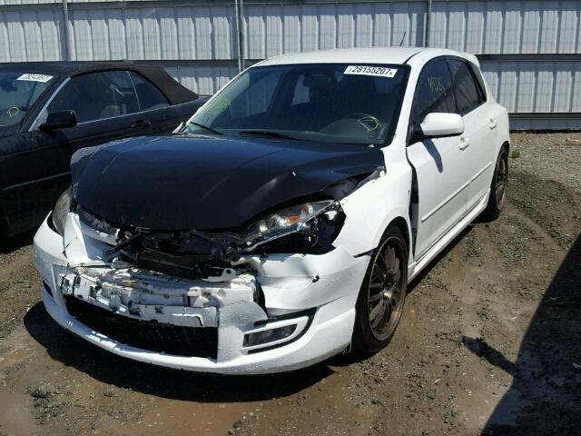 JM1BK34M681125687 - 2008 MAZDA SPEED 3 WHITE photo 2