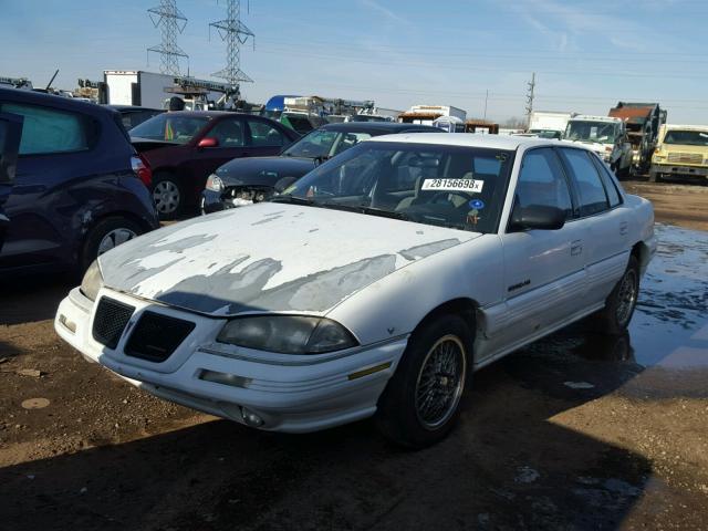 1G2NE54N9PC713521 - 1993 PONTIAC GRAND AM S WHITE photo 2