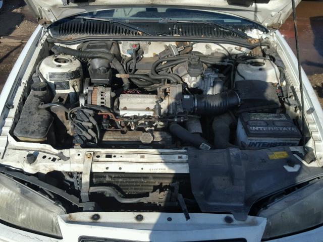 1G2NE54N9PC713521 - 1993 PONTIAC GRAND AM S WHITE photo 7