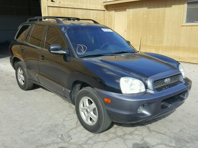 KM8SC13D44U642879 - 2004 HYUNDAI SANTA FE G BLACK photo 1